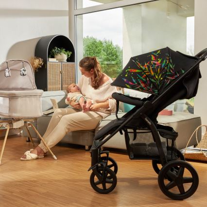 Lionelo - Sittvagn ANNET PLUS svart
