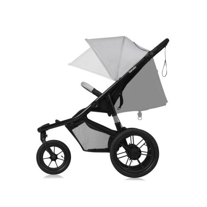 Lionelo - Sittvagn AZURA svart/grå