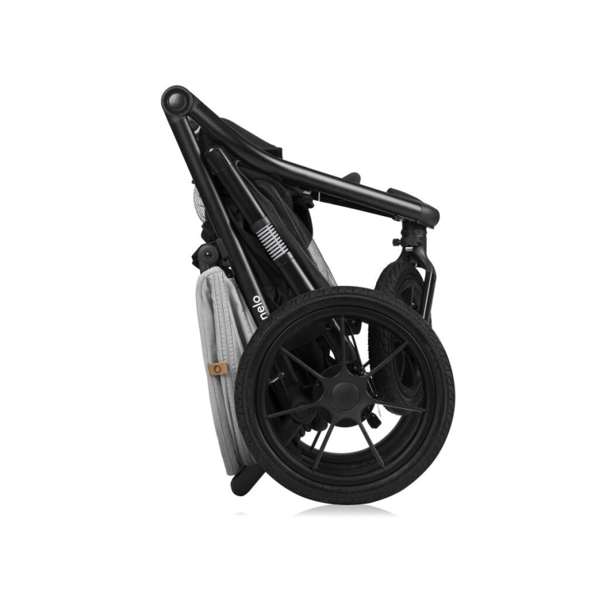 Lionelo - Sittvagn AZURA svart/grå