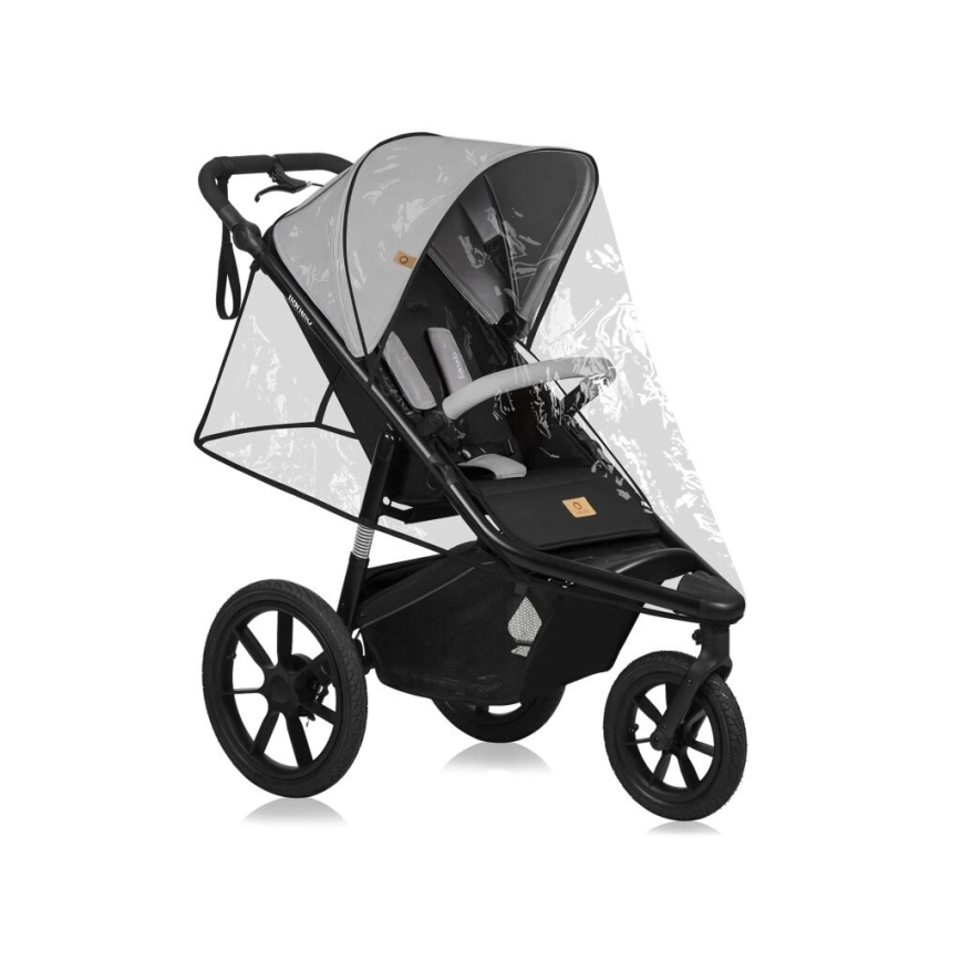 Lionelo - Sittvagn AZURA svart/grå