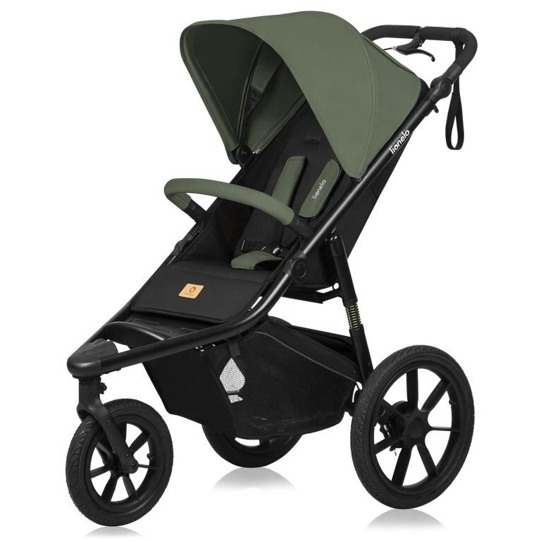 Lionelo - Sittvagn AZURA svart/grön