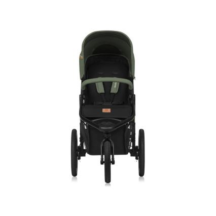 Lionelo - Sittvagn AZURA svart/grön