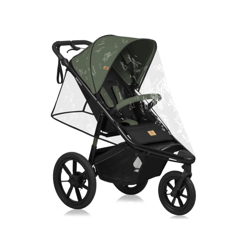 Lionelo - Sittvagn AZURA svart/grön