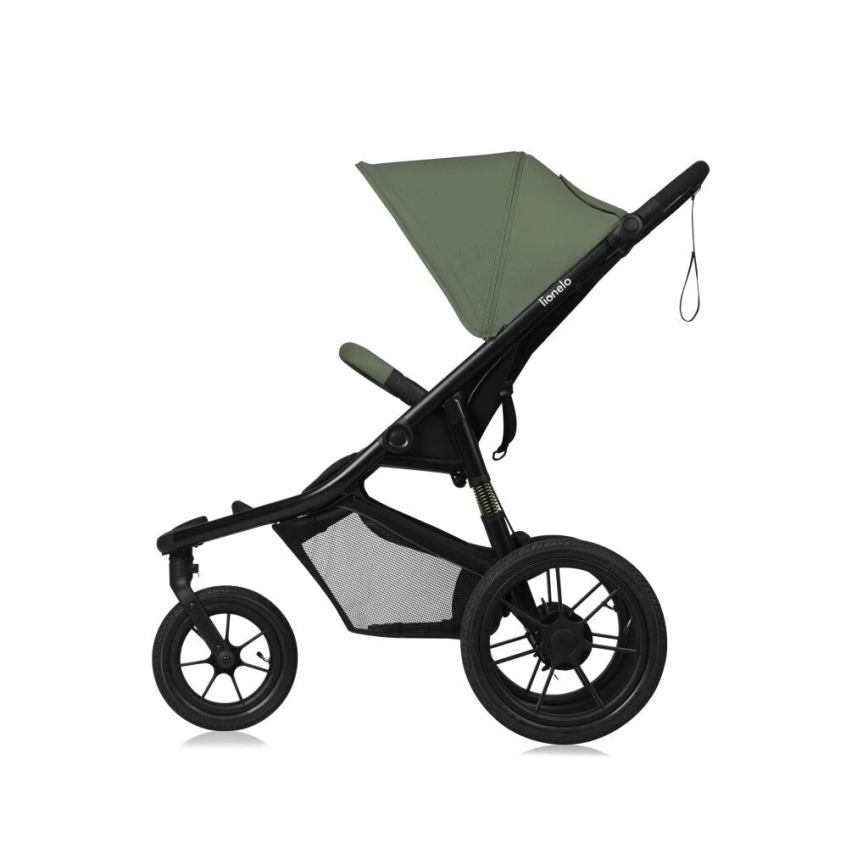 Lionelo - Sittvagn AZURA svart/grön