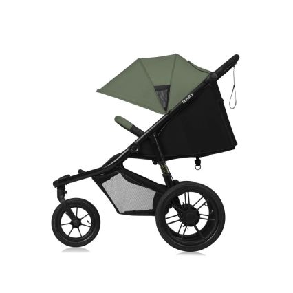 Lionelo - Sittvagn AZURA svart/grön
