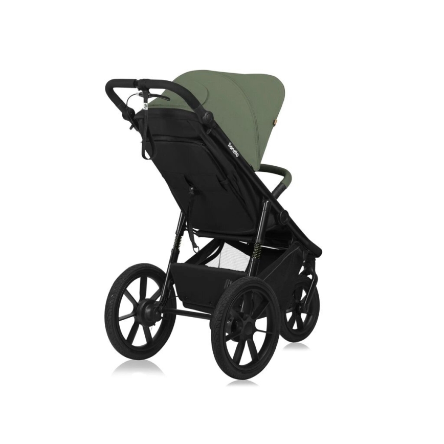 Lionelo - Sittvagn AZURA svart/grön