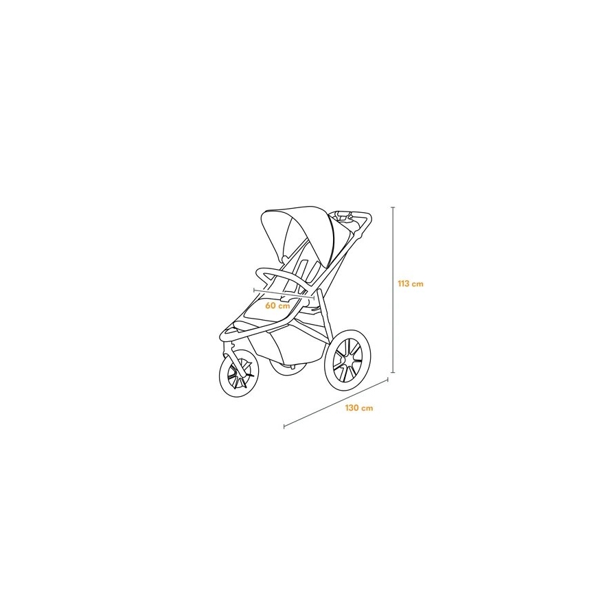 Lionelo - Sittvagn AZURA svart/grön