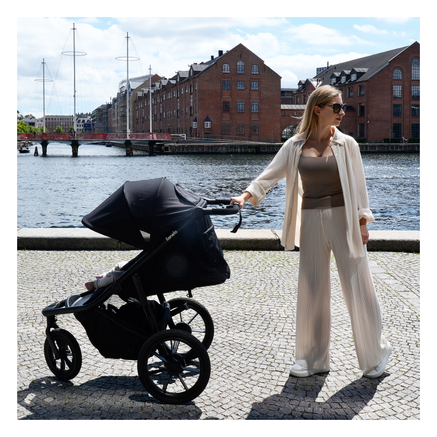 Lionelo - Sittvagn AZURA svart