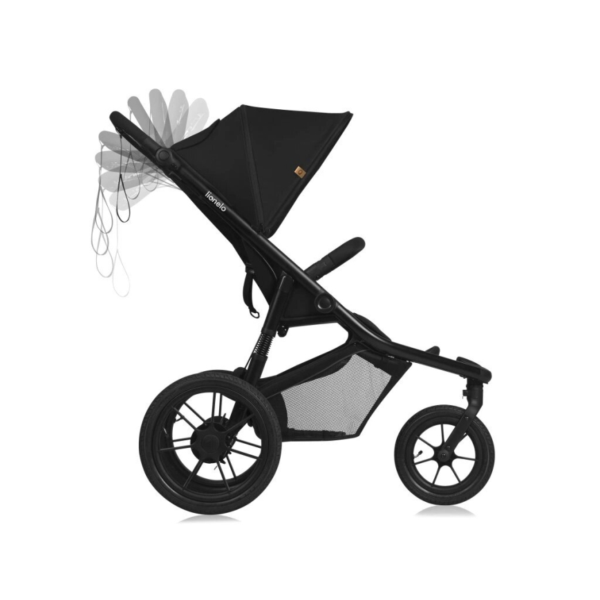 Lionelo - Sittvagn AZURA svart