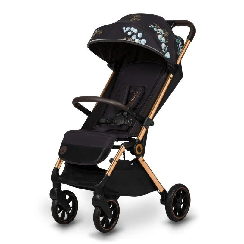 Lionelo - Sittvagn CLOE svart/blå/guld