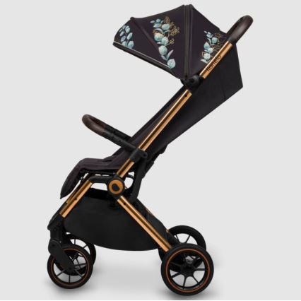 Lionelo - Sittvagn CLOE svart/blå/guld
