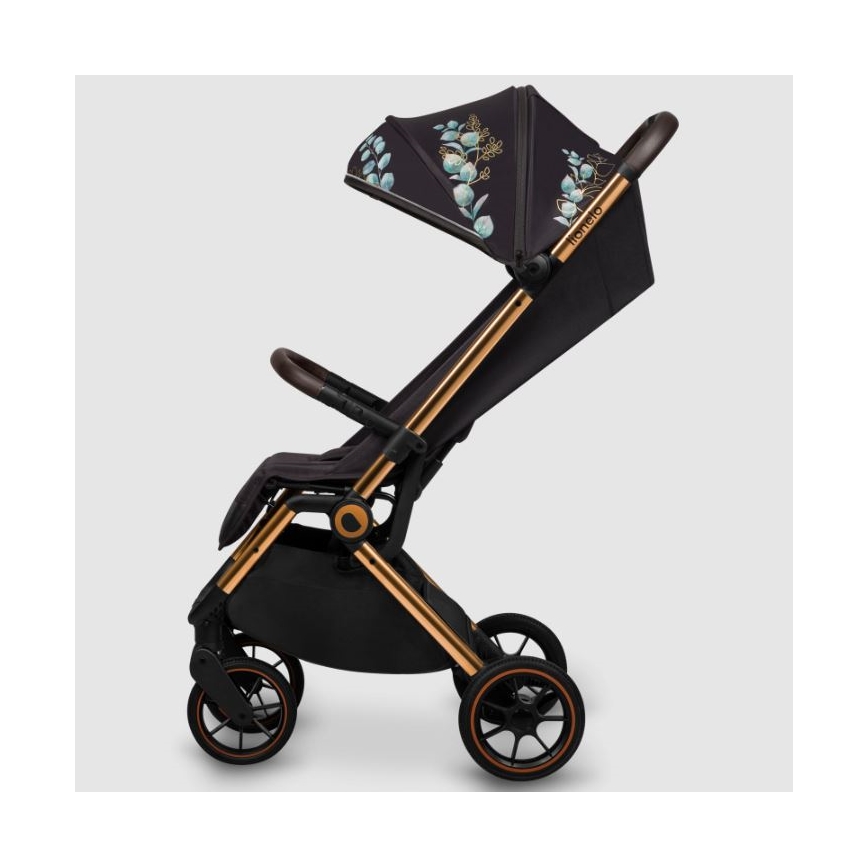 Lionelo - Sittvagn CLOE svart/blå/guld