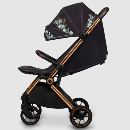 Lionelo - Sittvagn CLOE svart/blå/guld