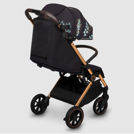 Lionelo - Sittvagn CLOE svart/blå/guld