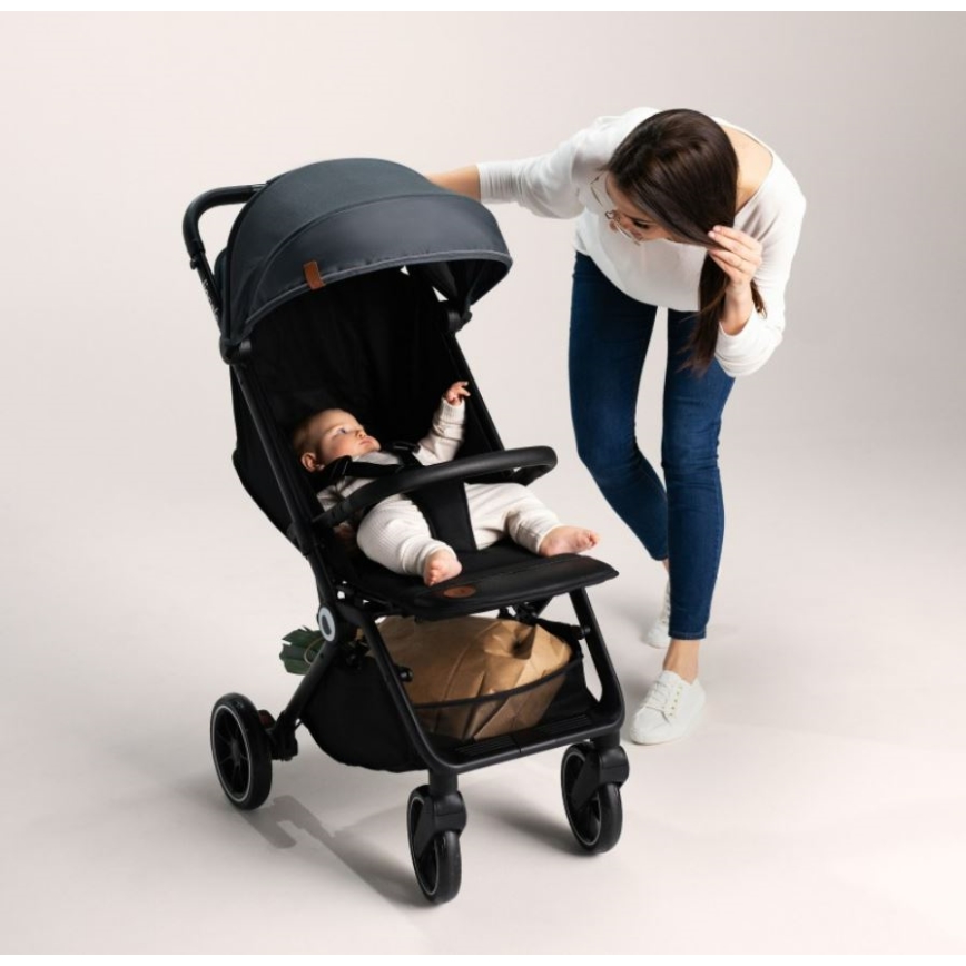 Lionelo - Sittvagn CLOE svart/grå