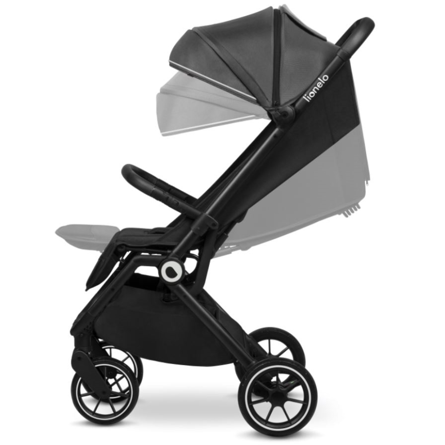 Lionelo - Sittvagn CLOE svart/grå