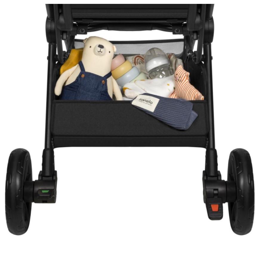 Lionelo - Sittvagn CLOE svart/grå