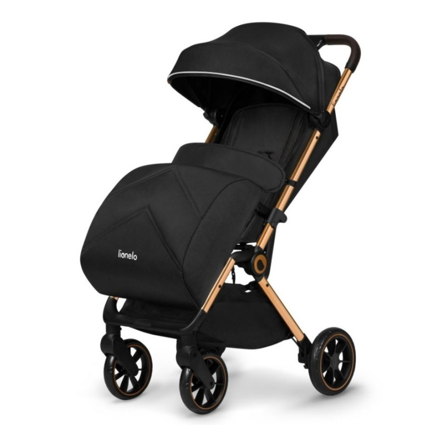 Lionelo - Sittvagn CLOE svart/guld