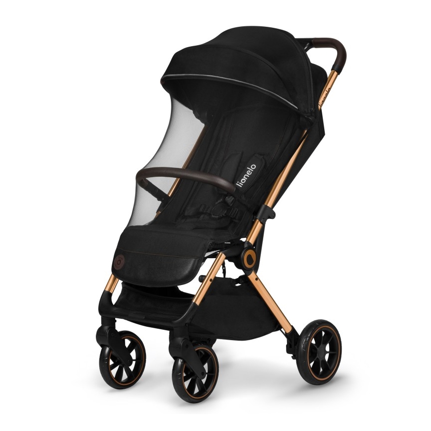 Lionelo - Sittvagn CLOE svart/guld
