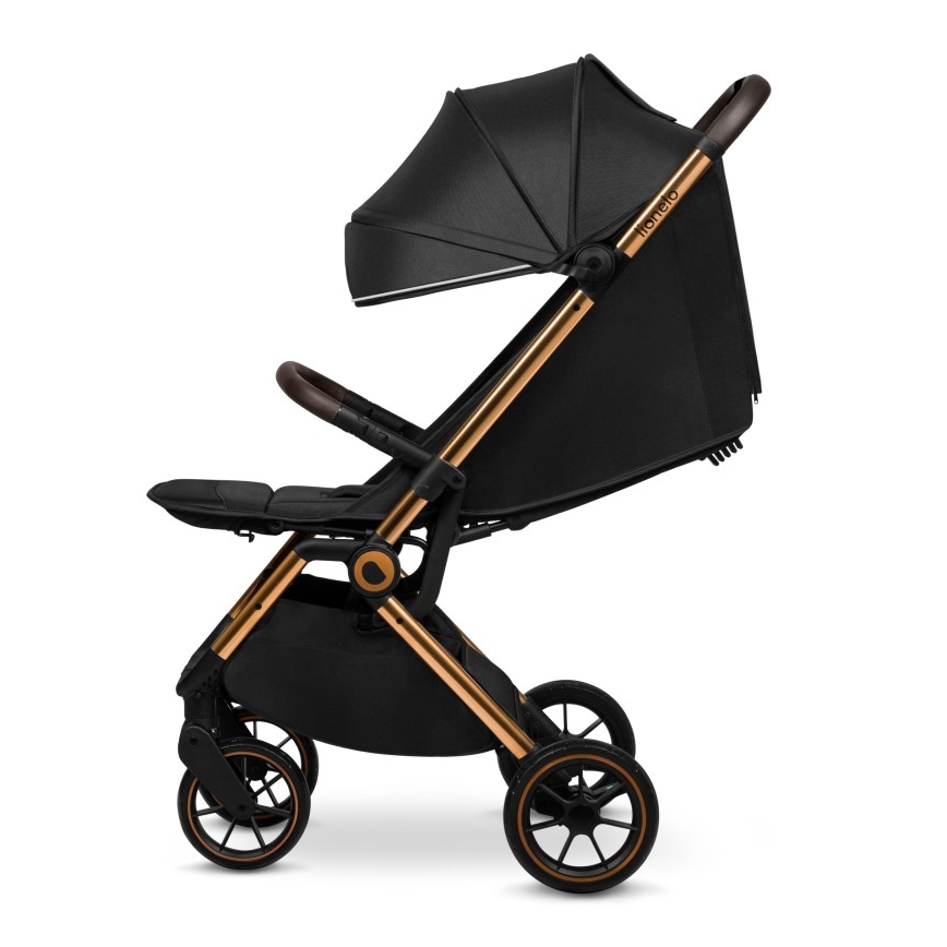 Lionelo - Sittvagn CLOE svart/guld