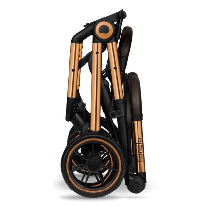 Lionelo - Sittvagn CLOE svart/guld