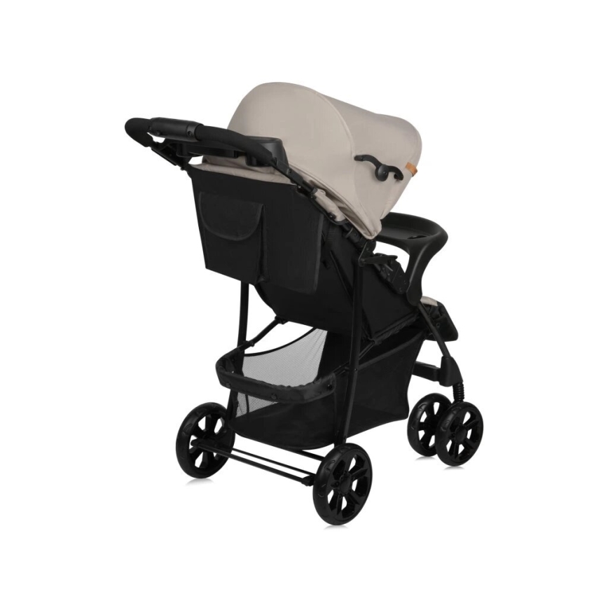 Lionelo - Sittvagn EMMA PLUS beige/svart