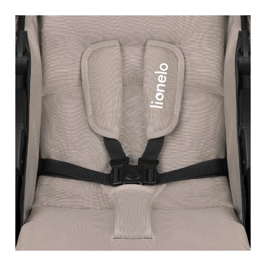 Lionelo - Sittvagn EMMA PLUS beige/svart