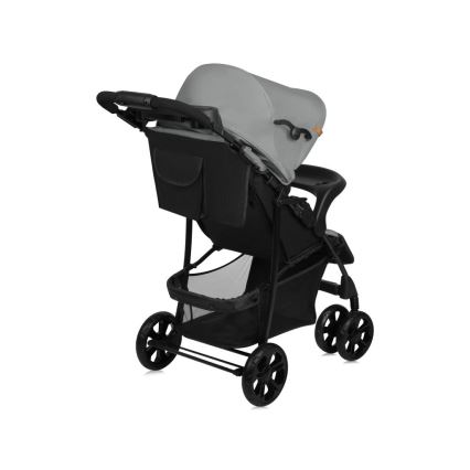 Lionelo - Sittvagn EMMA PLUS grå/svart