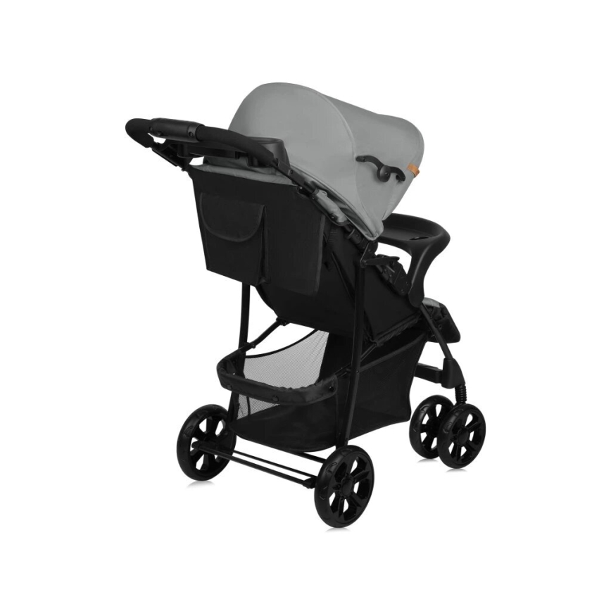 Lionelo - Sittvagn EMMA PLUS grå/svart