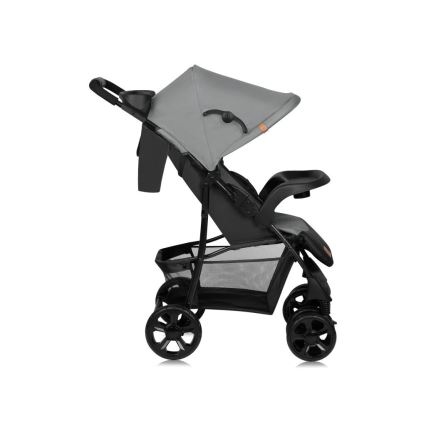 Lionelo - Sittvagn EMMA PLUS grå/svart