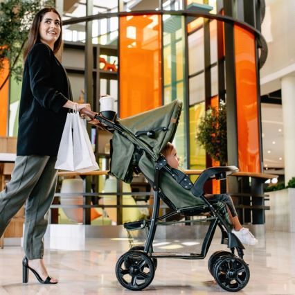 Lionelo - Sittvagn EMMA PLUS grön