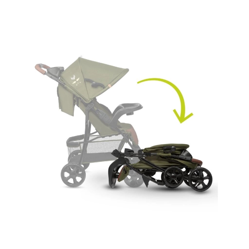 Lionelo - Sittvagn EMMA PLUS grön