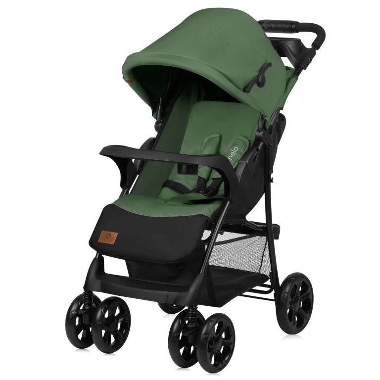 Lionelo - Sittvagn EMMA PLUS grön/svart