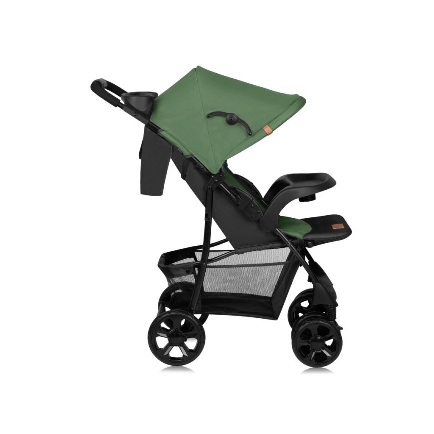 Lionelo - Sittvagn EMMA PLUS grön/svart