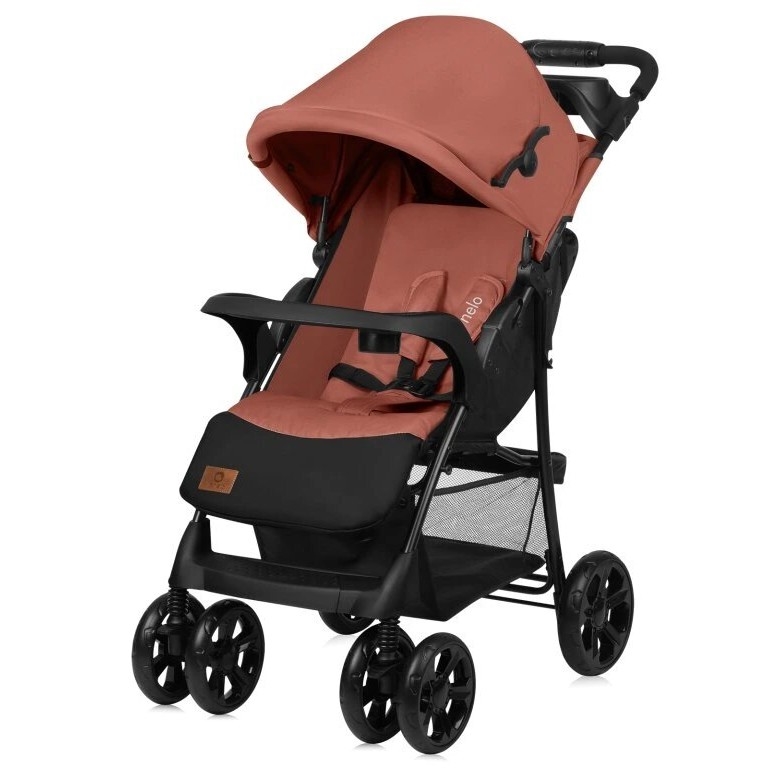 Lionelo - Sittvagn EMMA PLUS tegelsten/svart
