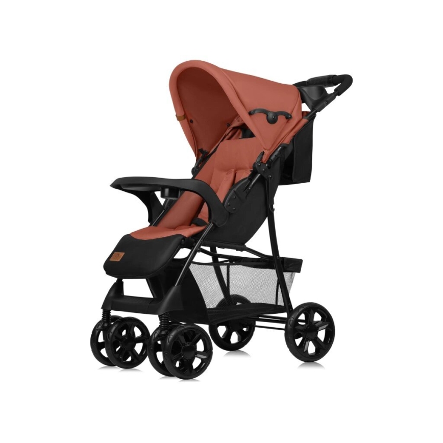 Lionelo - Sittvagn EMMA PLUS tegelsten/svart