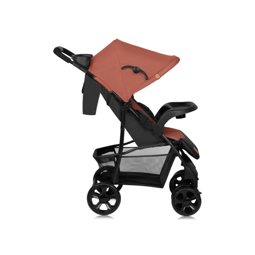 Lionelo - Sittvagn EMMA PLUS tegelsten/svart