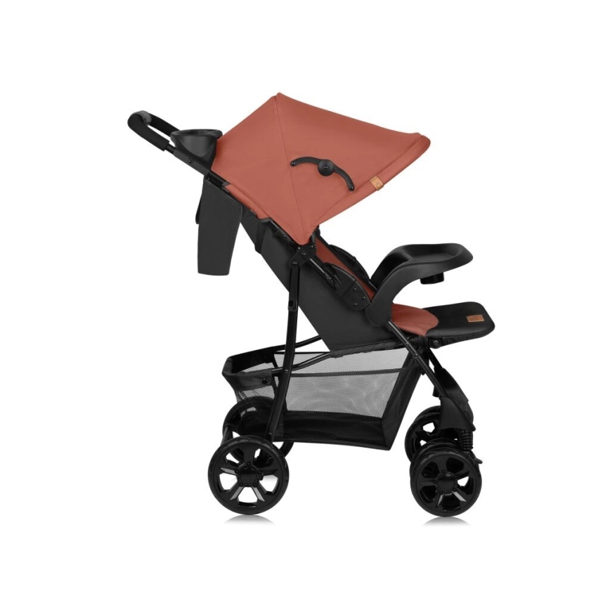 Lionelo - Sittvagn EMMA PLUS tegelsten/svart