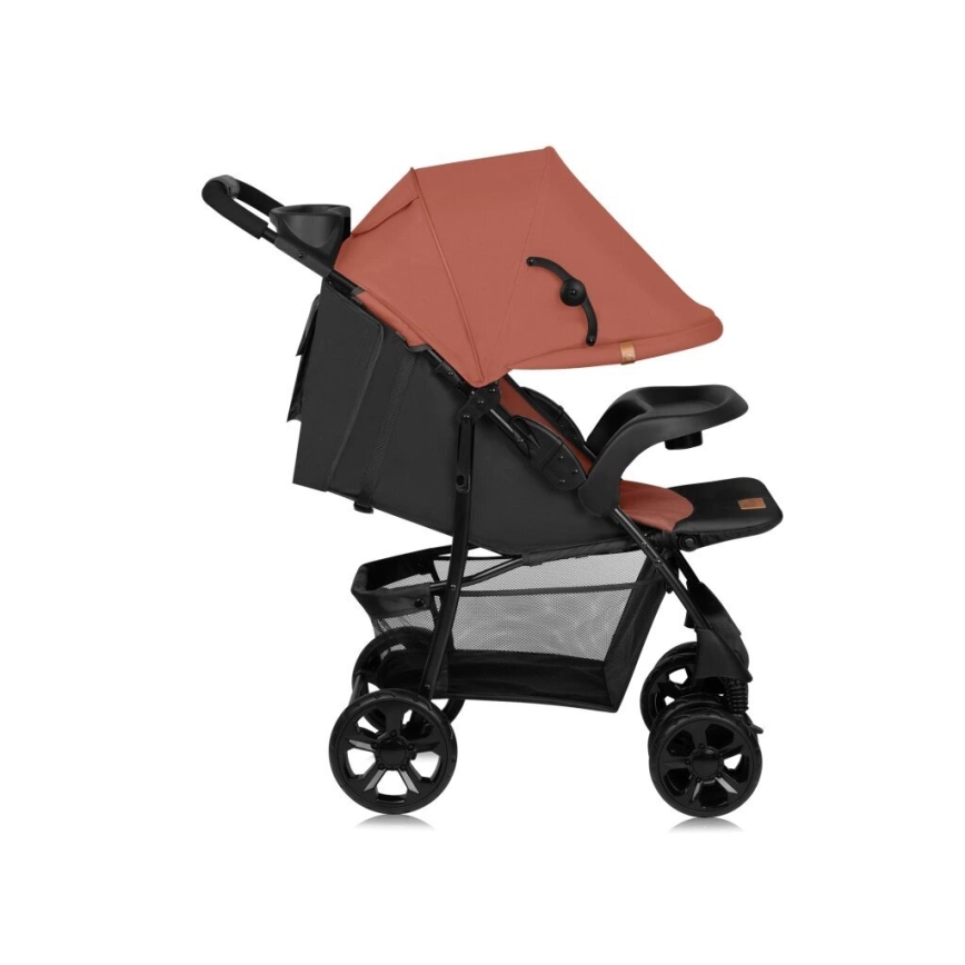Lionelo - Sittvagn EMMA PLUS tegelsten/svart