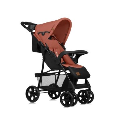 Lionelo - Sittvagn EMMA PLUS tegelsten/svart