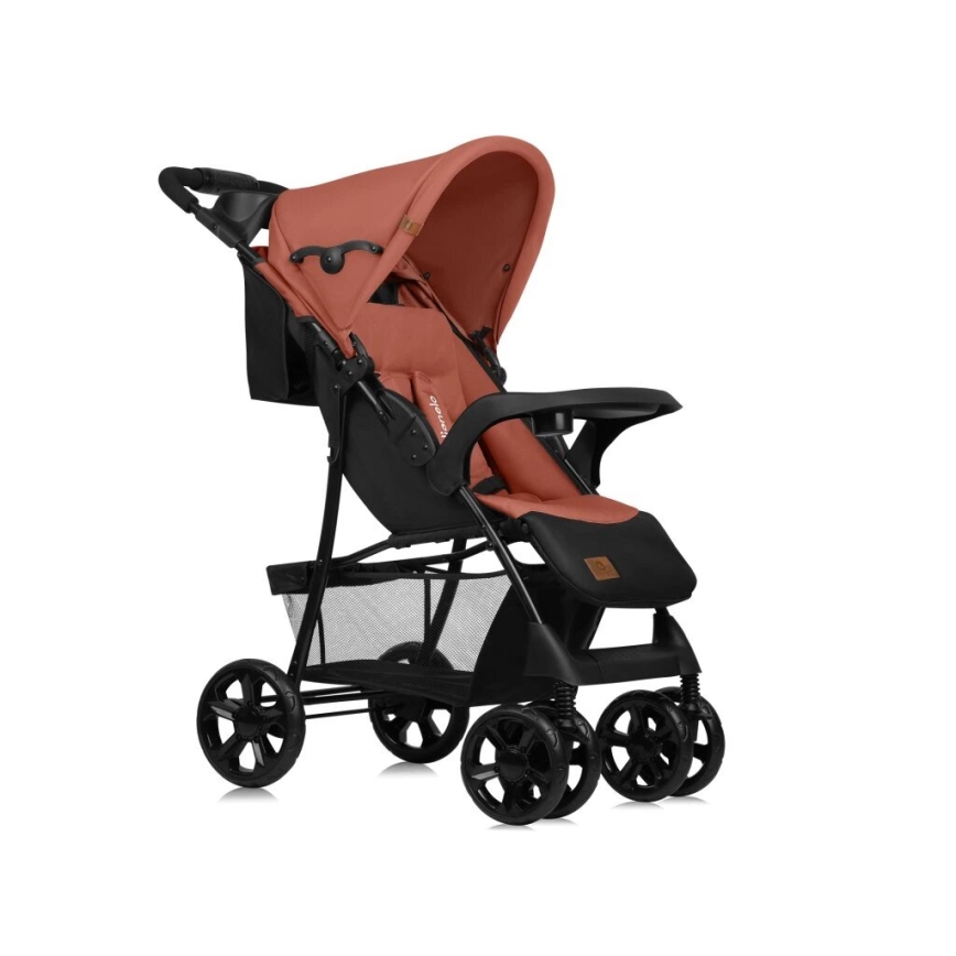Lionelo - Sittvagn EMMA PLUS tegelsten/svart