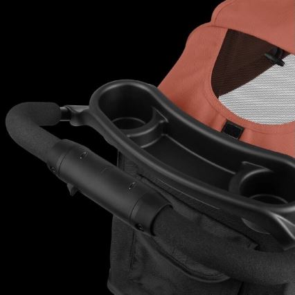 Lionelo - Sittvagn EMMA PLUS tegelsten/svart