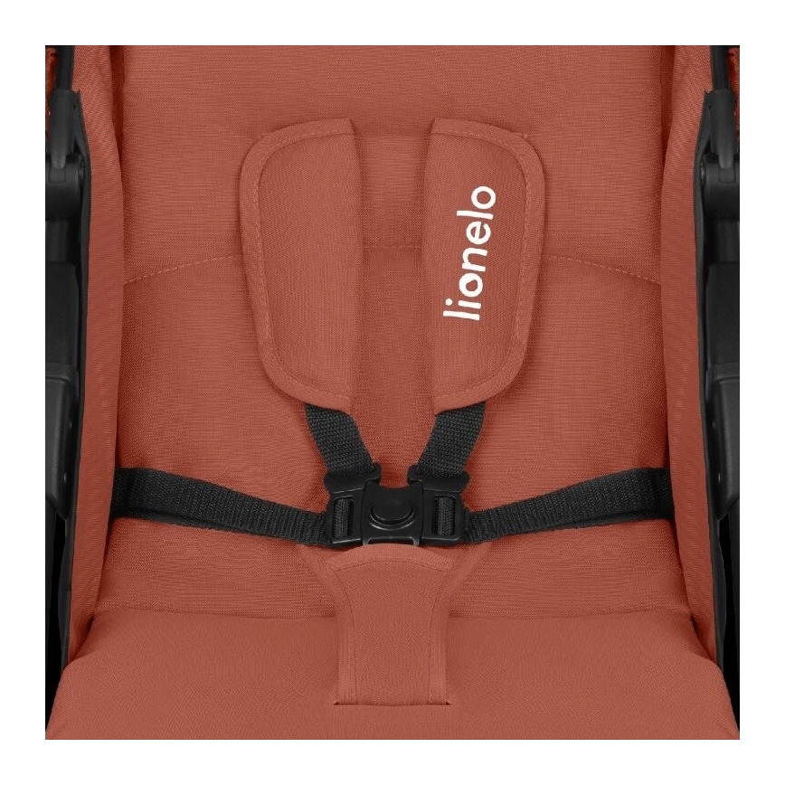Lionelo - Sittvagn EMMA PLUS tegelsten/svart