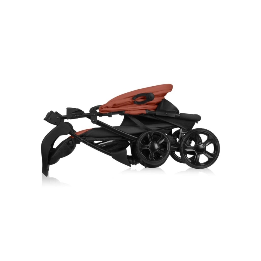 Lionelo - Sittvagn EMMA PLUS tegelsten/svart