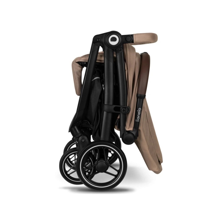 Lionelo - Sittvagn INGRID beige/svart