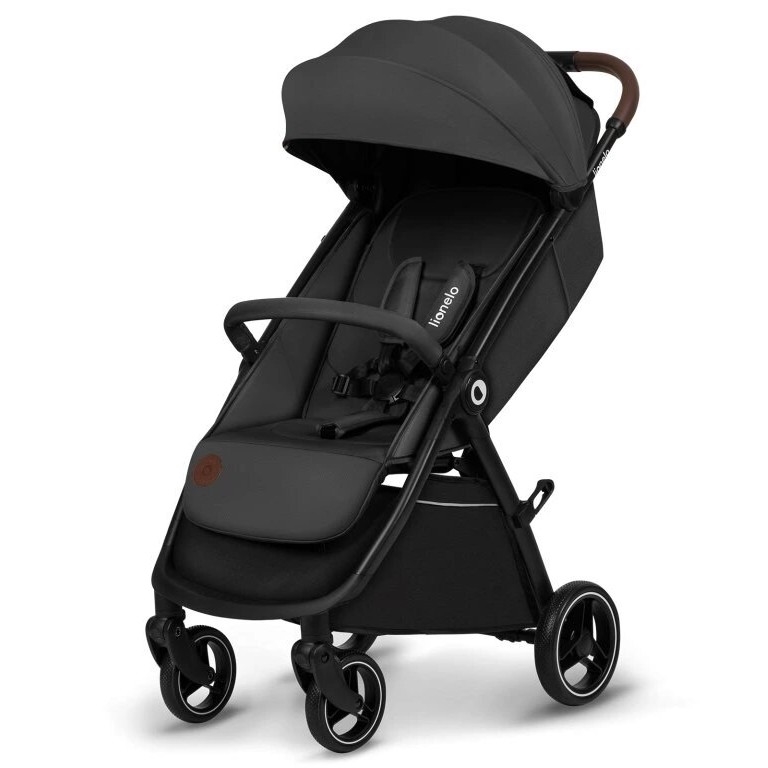 Lionelo - Sittvagn INGRID mörk/svart