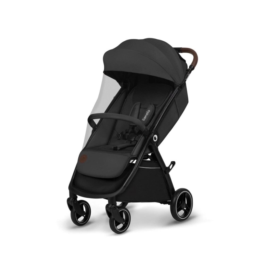 Lionelo - Sittvagn INGRID mörk/svart