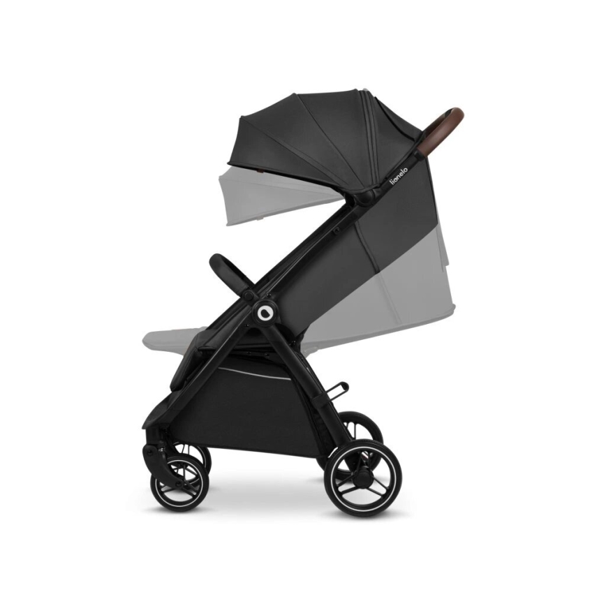 Lionelo - Sittvagn INGRID mörk/svart