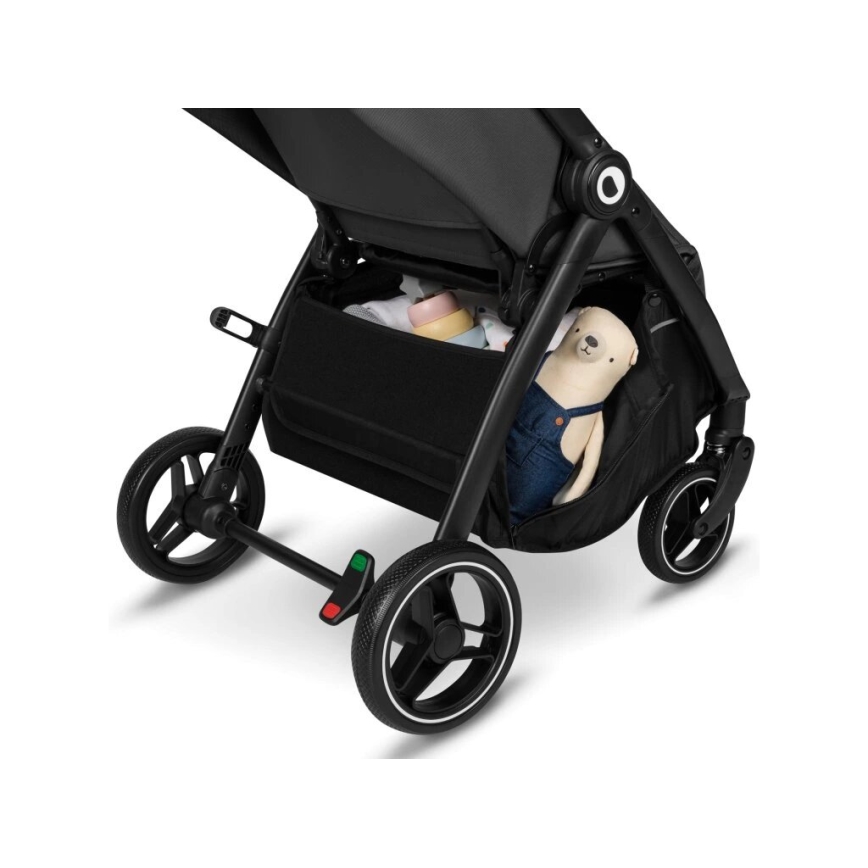 Lionelo - Sittvagn INGRID mörk/svart