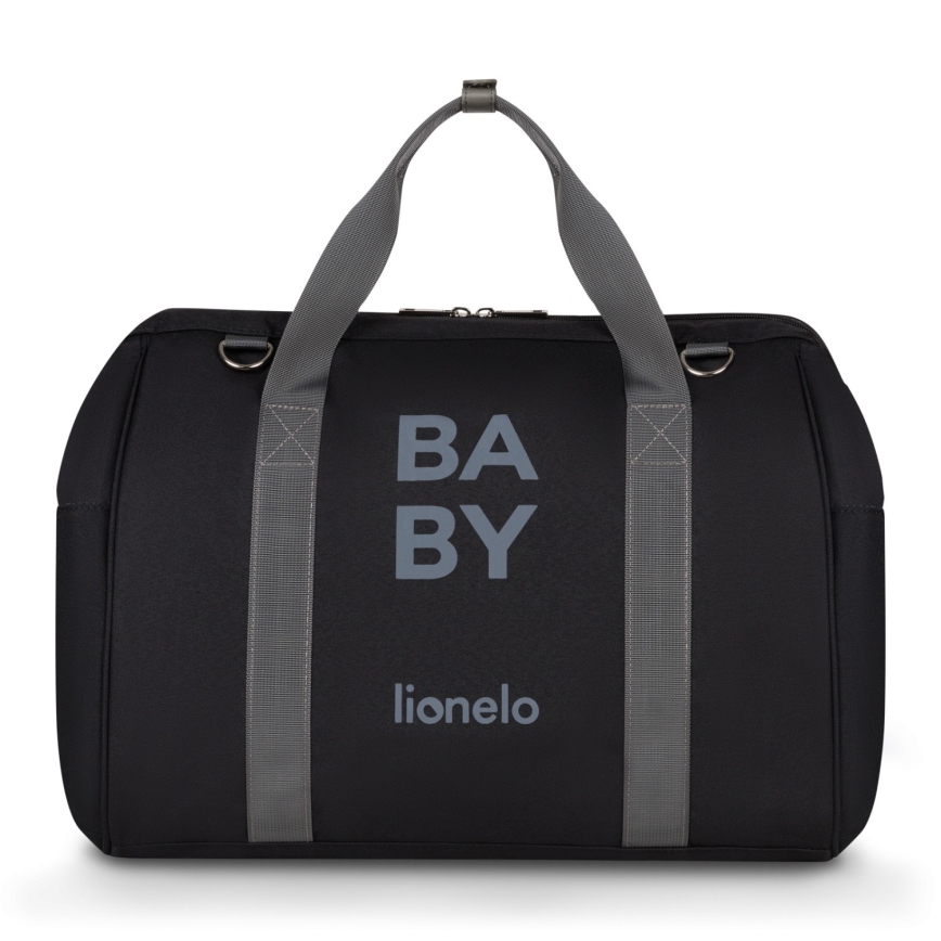 Lionelo - Skötväska till barnvagn IDA Black Onyx
